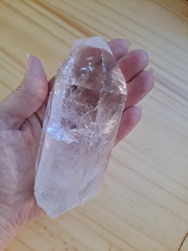 Clear Large Quartz Crystal Point