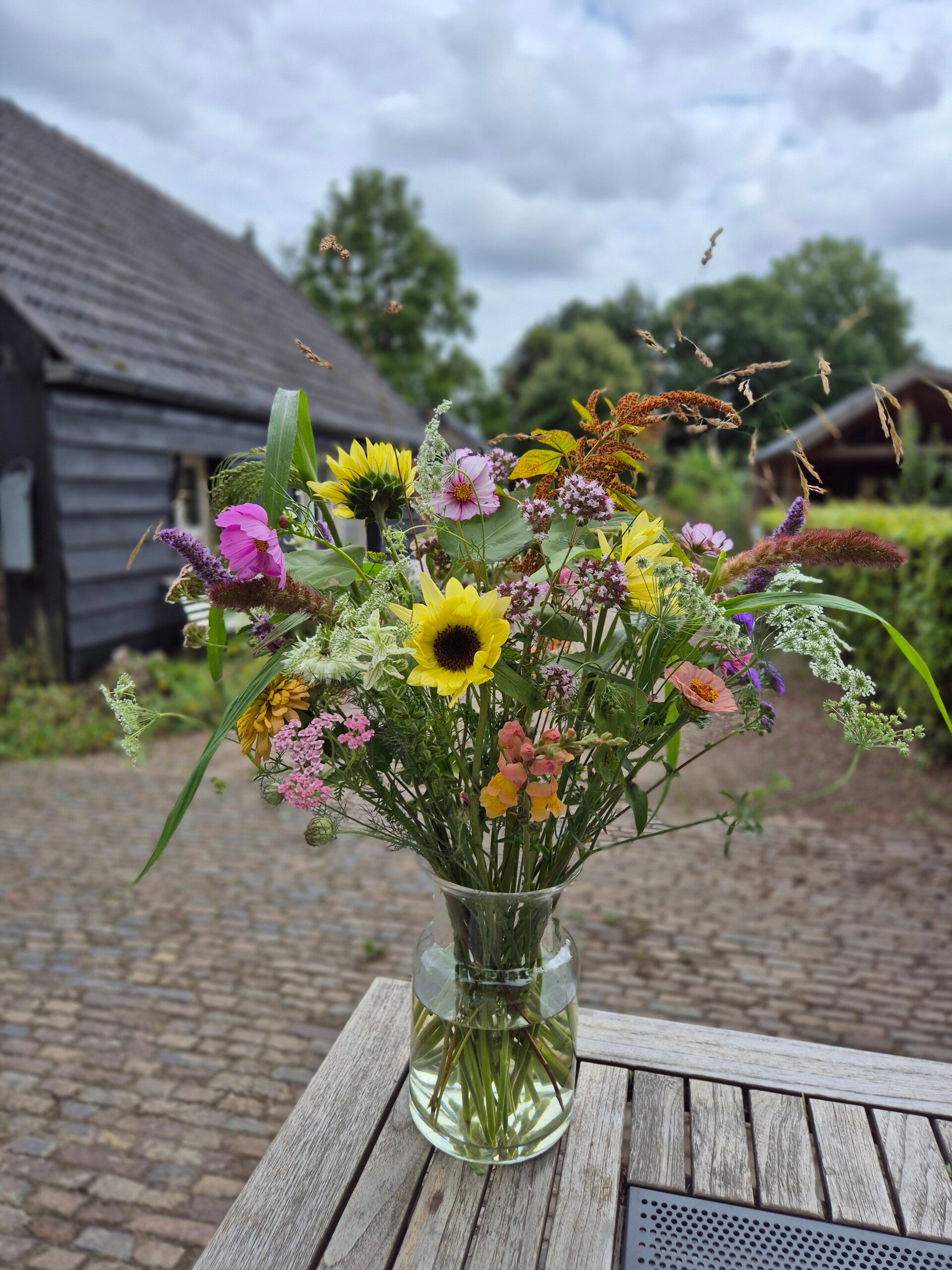Plukboeket op bestelling - €25,-