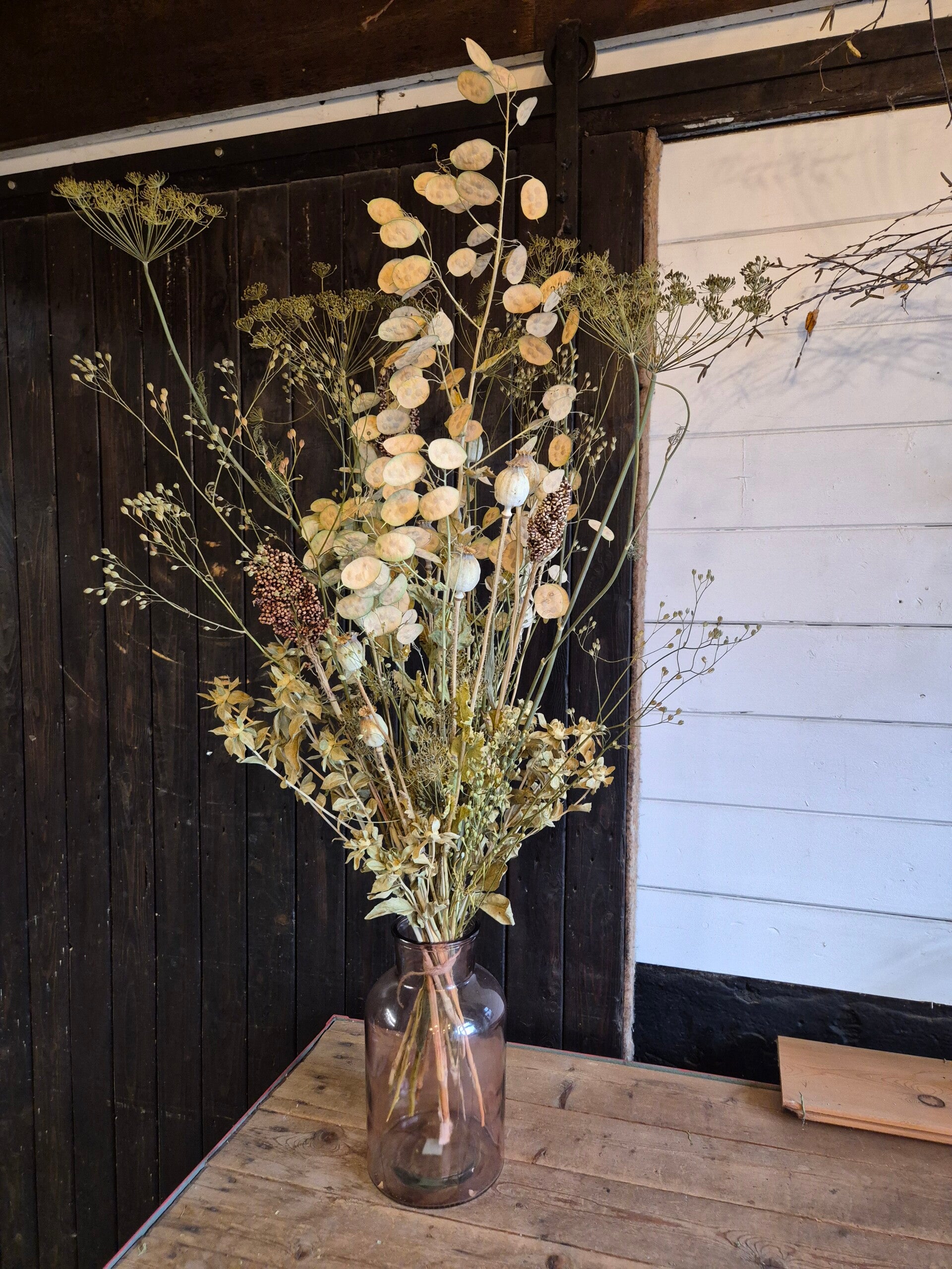 Boeket groot, naturel - €60,-