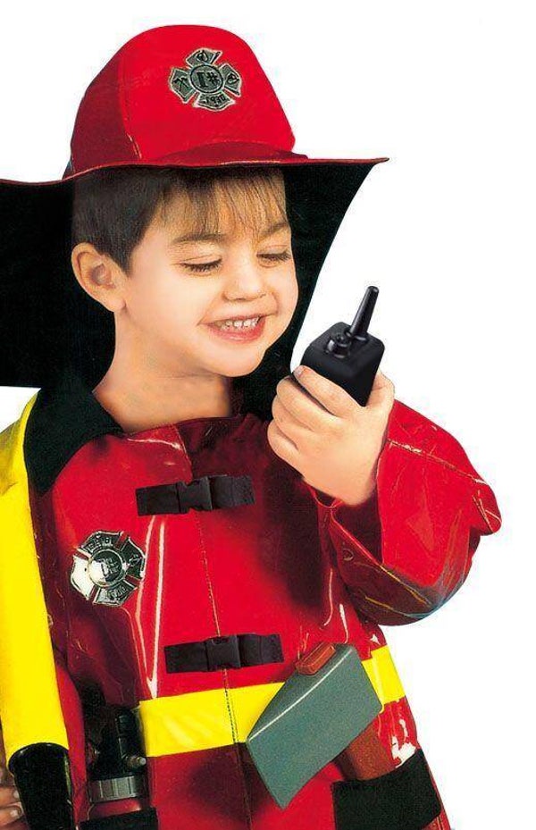 Brandweerman outfit met accessoires