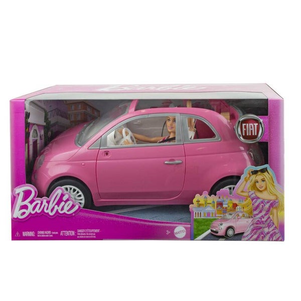Barbie met Fiat 500