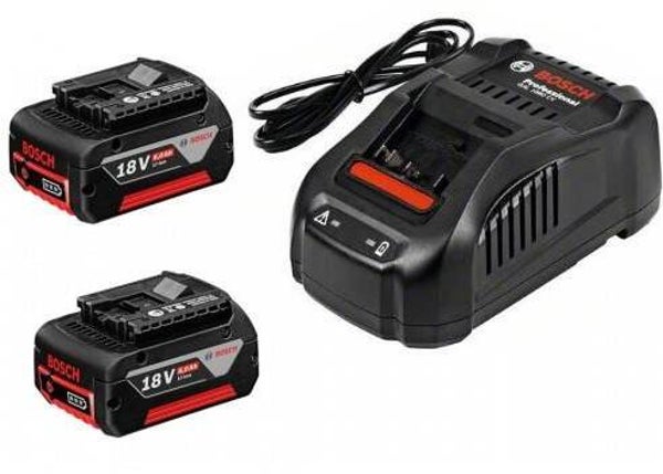 *Bosch Blauw 18v starterset met 2 accu's GBA 18v 5.0Ah + Lader GAL 1880 CV - 1600A00B8J