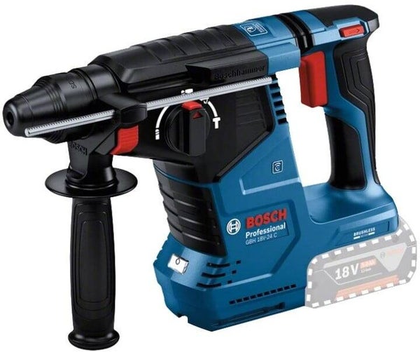 *Bosch Blauw GBH 18V-24C Professional Accu Boorhamer | SDS-plus | Zonder accu en lader - 0611923000