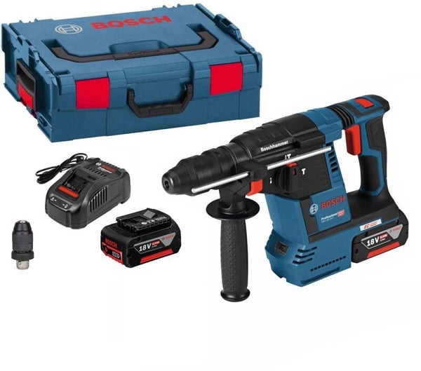 *Bosch Blauw GBH 18V-26 F accu boorhamer 2.6J | 5.0Ah in L-Boxx - 0611910007