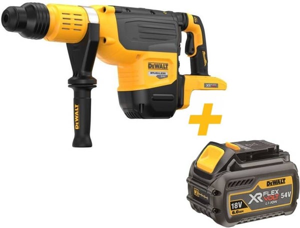 *DeWalt DCH775N | Accu Combihamer | FlexVolt | SDS-Max | 54V XR | Body | Inclusief DCB546-XJ XR FLEXVOLT 18V-54V 6.0Ah accu