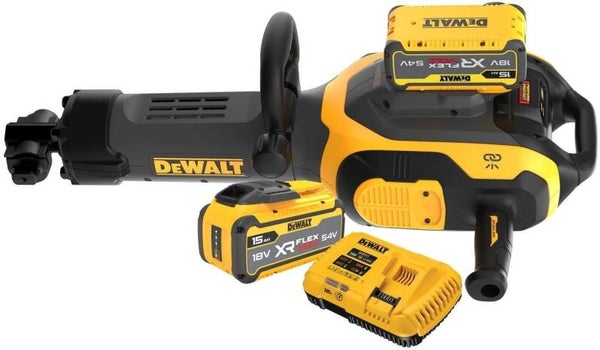 *DeWALT DCH966Z2 XR FlexVolt Accu Breekhamer | Inclusief 2x 54v/18v 15.0 Ah FlexVolt accu's en lader - DCH966Z2-QW