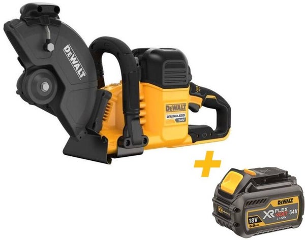 *DeWalt DCS691N-XJ | Accu Doorslijpmachine | 54V XR | 230 mm | Inclusief DCB546-XJ XR FLEXVOLT 18V-54V 6.0Ah accu