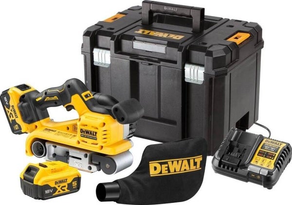 *DeWalt DCW220P2 Accu Bandschuurmachine | 18V | 5.0Ah | Li-ion in T-Stak - DCW220P2-QW