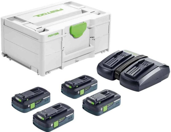 *Festool Accessoires SYS 18V 4x4,0/TCL 6 DUO Energie-set - 577104