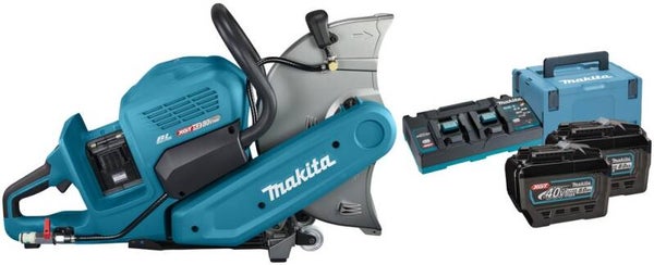 *Makita CE001GL204 | XGT 2x40V Max Doorslijper | 355 mm | 8,0 Ah (2 st) | duo snellader | in doos/Mbox CE001GL204
