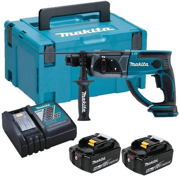 *Makita DHR202RTJ Accu Combihamer | 18v 5.0Ah Li-ion - DHR202RTJ