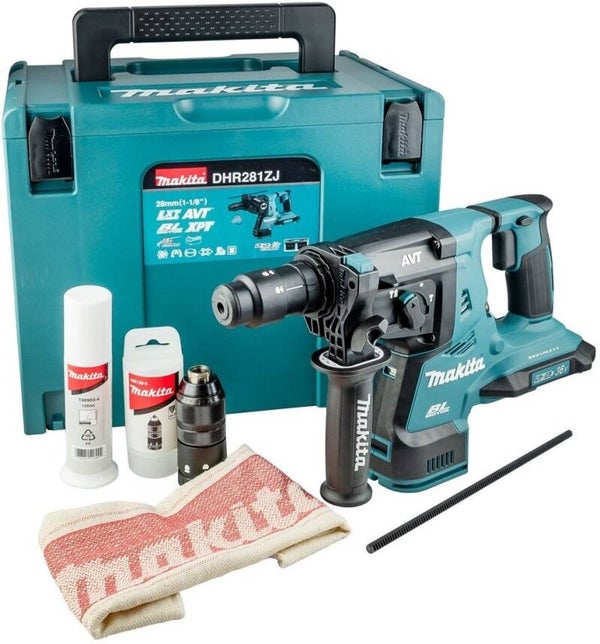 *Makita DHR281ZJ accu boorhamer 2x18 V Li-ion | zonder accu's en lader, in Mbox - DHR281ZJ