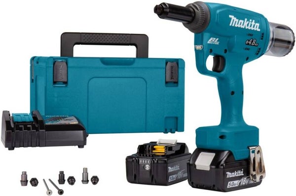 *Makita DRV150RTJ | Accu Blindklinknageltang |18V | 5.0Ah | Li-Ion | MBox