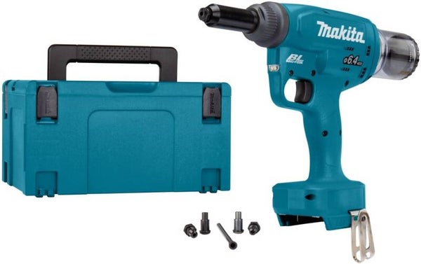 *Makita DRV250ZJ 18V Blindklinknageltang t/m 6,4 mm | zonder accu's en lader - DRV250ZJ