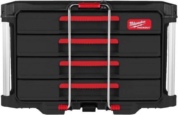 *Milwaukee Packout 4 Drawer Tool Box PACKOUT™ Box 4 lades 363 x 564 x 414 - 4932493189