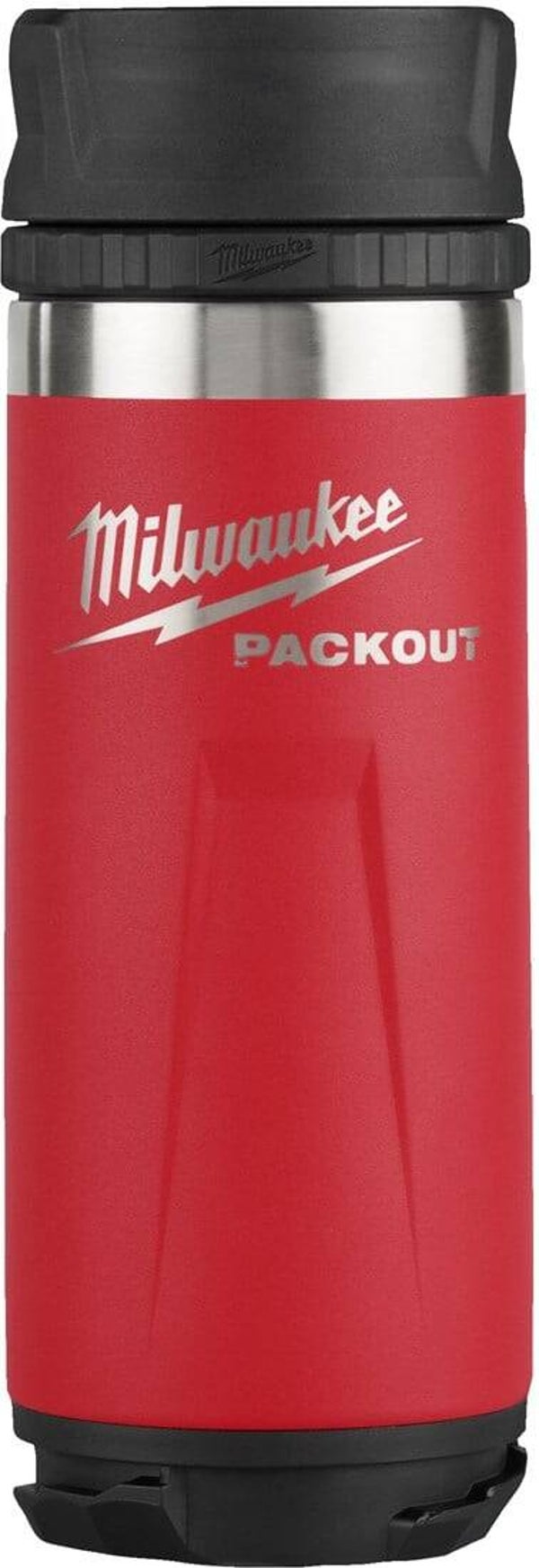 *Milwaukee PACKOUT™ Fles met Drinkdop | 532 ml | Rood - 4932493473