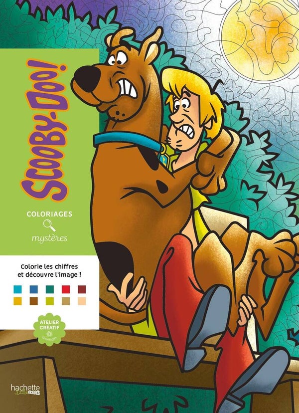 🐾 Scooby-Doo – Kleuren op Nummer (Hachette Heroes)