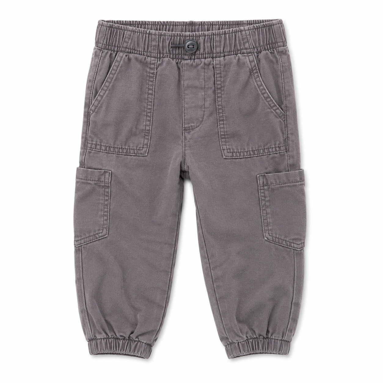 Tweedehands Grijze Cargo Broek – Maat 98