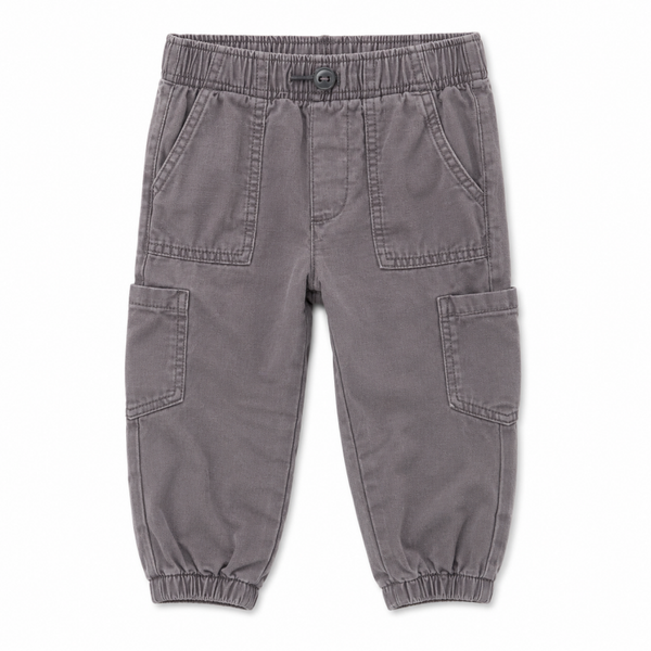 Tweedehands Grijze Cargo Broek – Maat 98