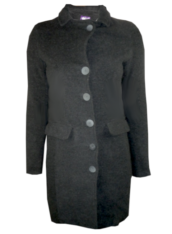 Warm long wool coat