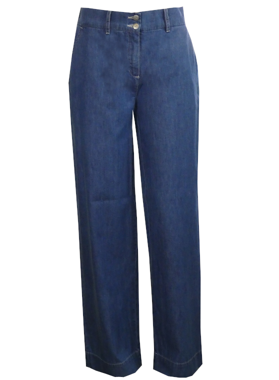 Mid blue cotton jeans 38L