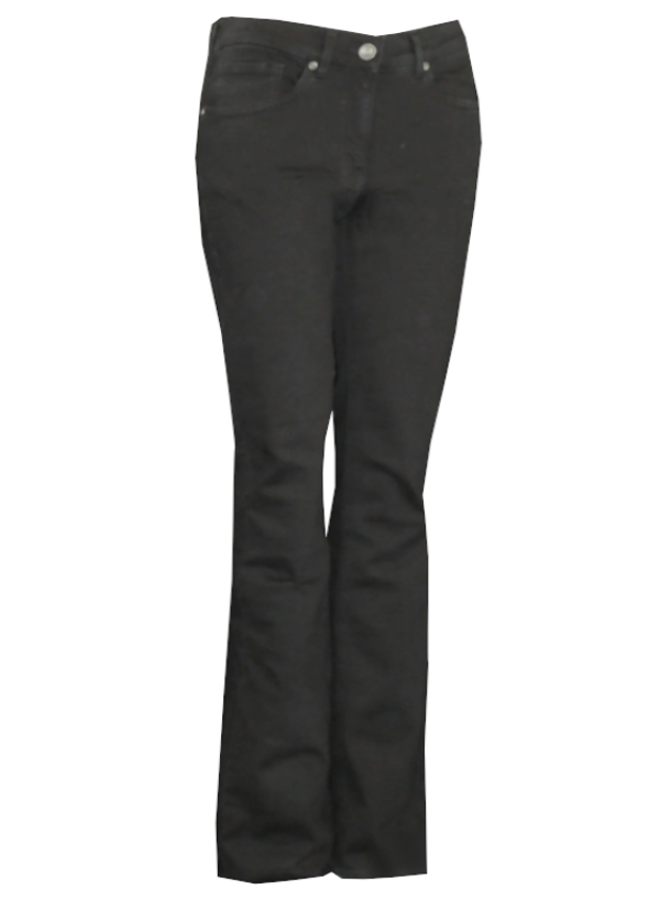 Black bootleg jeans 38 leg