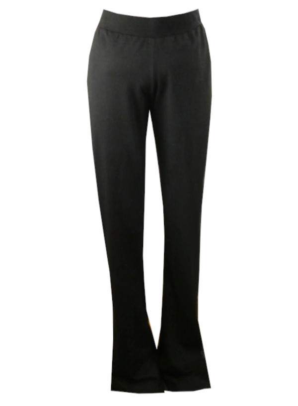 Comfortable black bootleg pants 38 leg