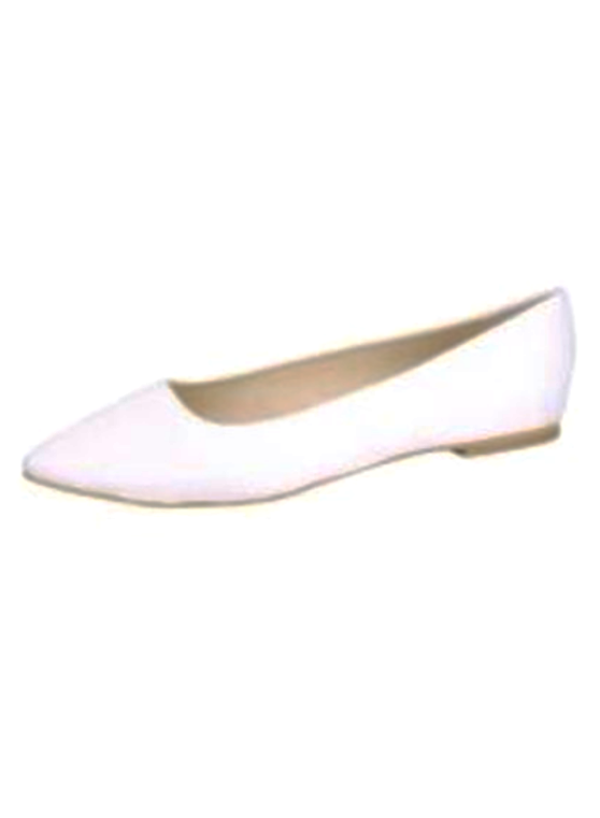 Satin bridal pointed pump