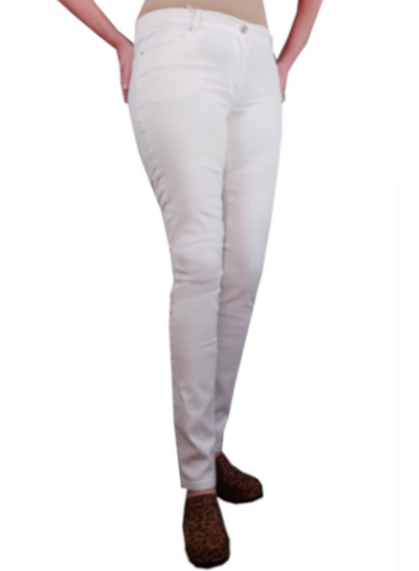 White summer jeans 38 leg