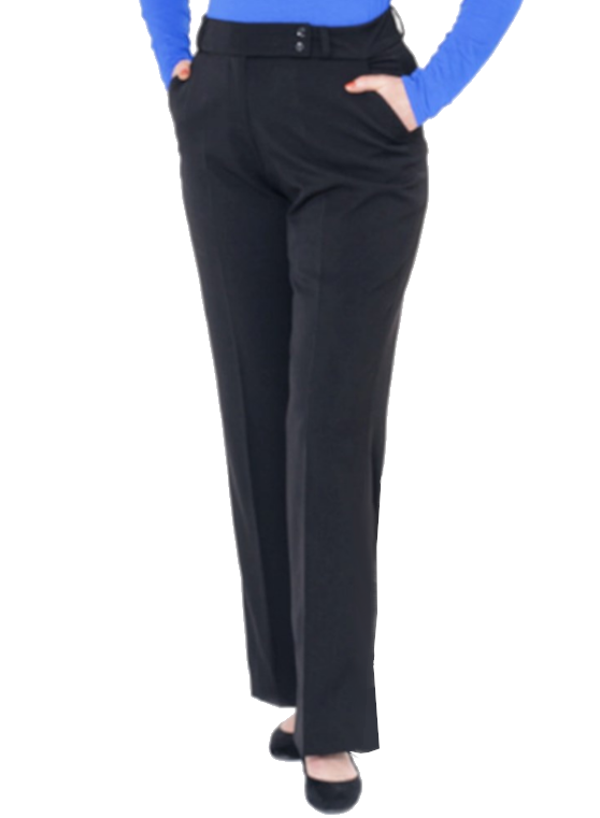 Wide leg suit trousers