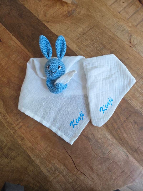 Speendoekje+slabbetje met naam
