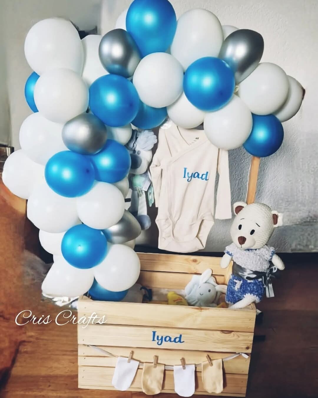 Kraamcadeau met ballonnen