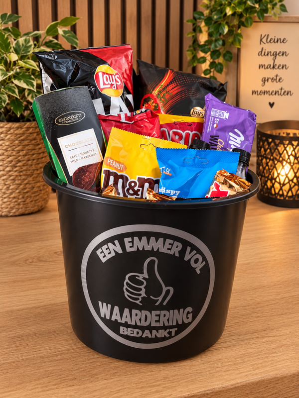 Een emmer  voor waardering