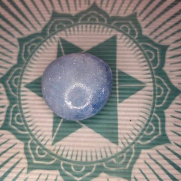 Celestite Palm Stone -90g