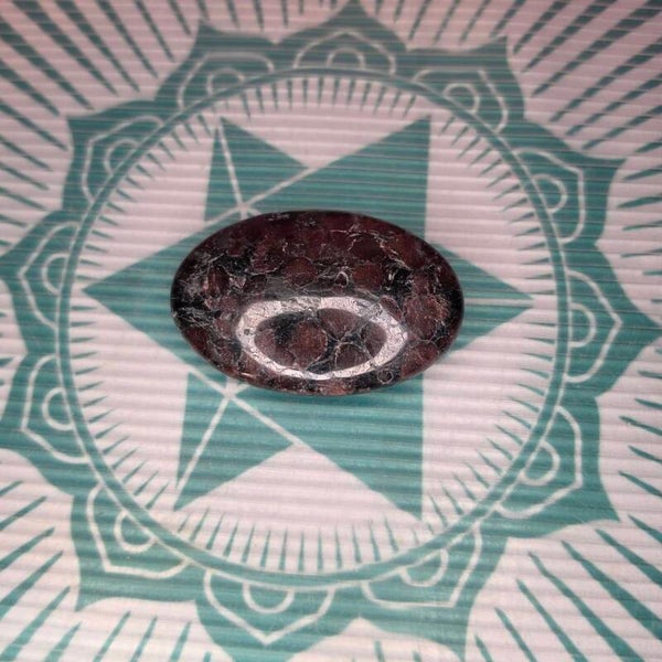 Garnet Palm Stone -58g