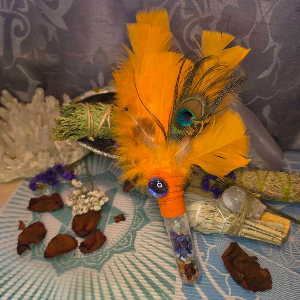 Chakra Smudge Wand (Orange)