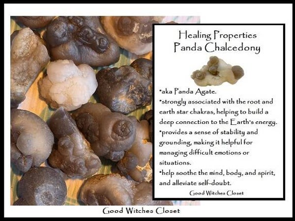 Panda Agate (Truffle Chalcedony)