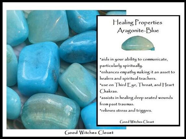 Blue Aragonite (Dye Enhanced)