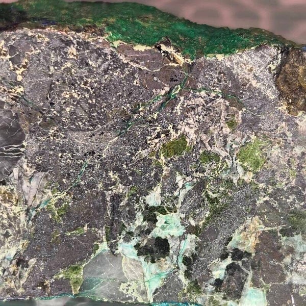 Azurite and Malachite Slab -88g