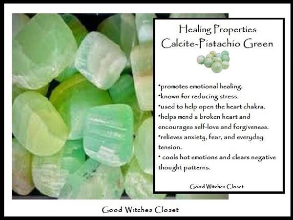 Pistachio Calcite