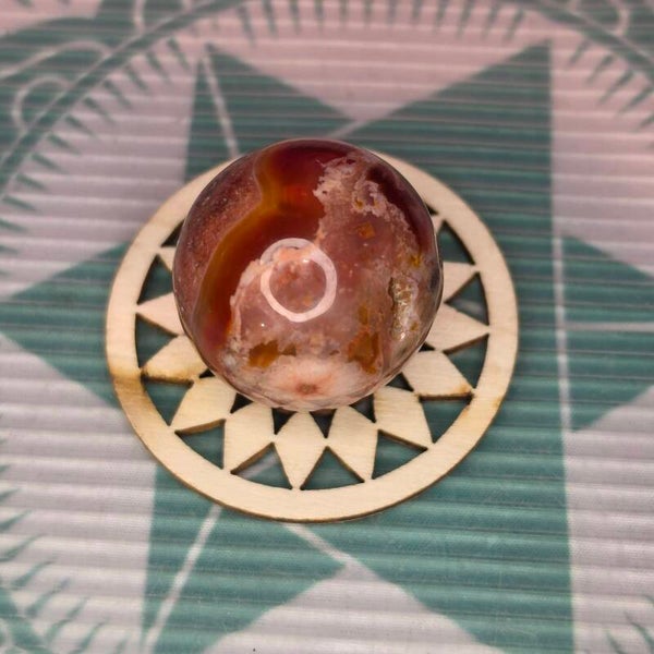 Carnelian Sphere -37g