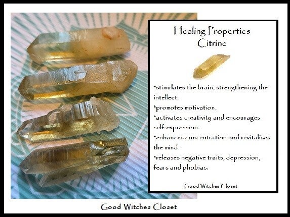 Real Citrine Point