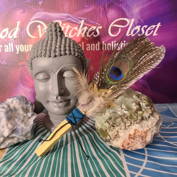 Palo Santo/Pheasant smudge wand.