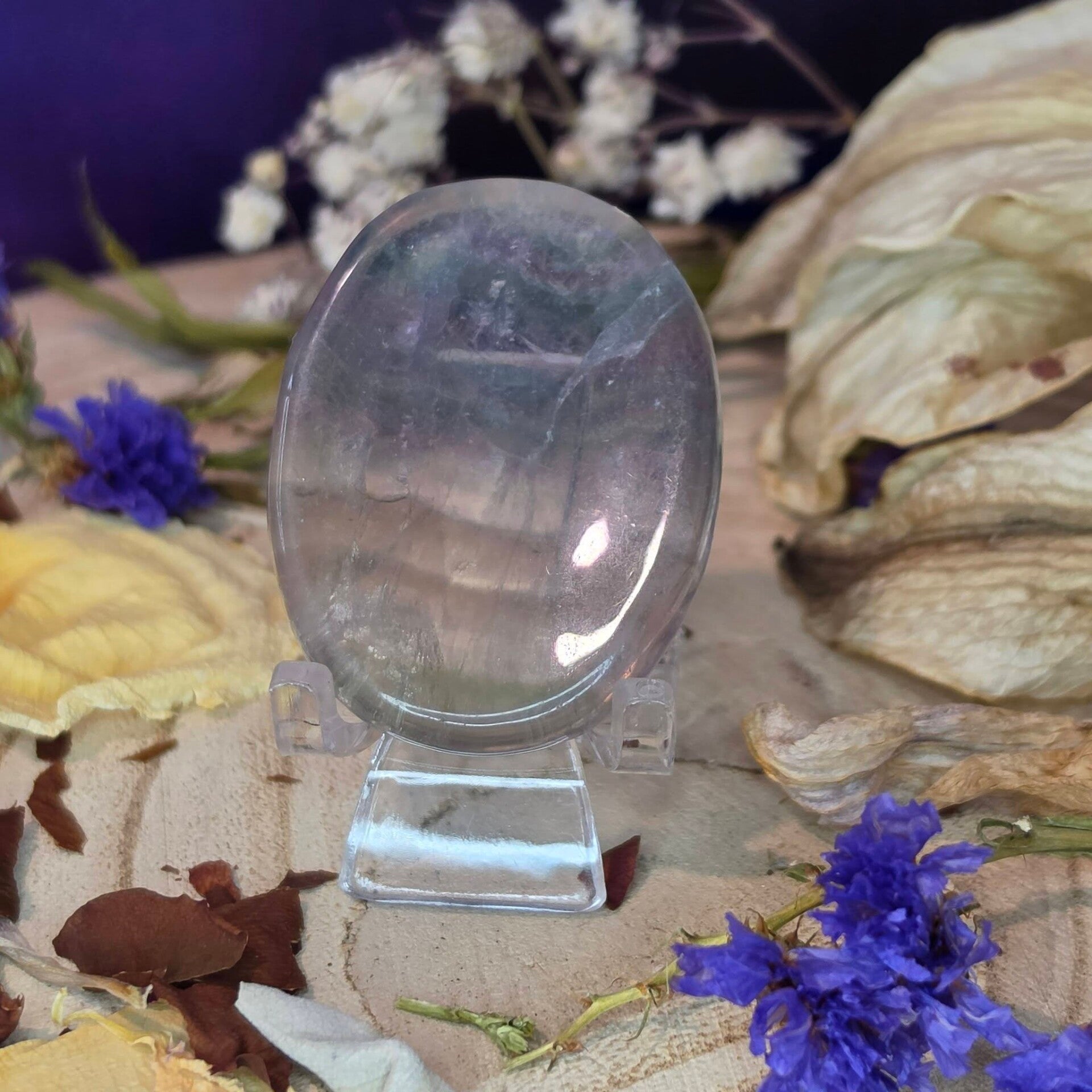 Fluorite Worry Stone