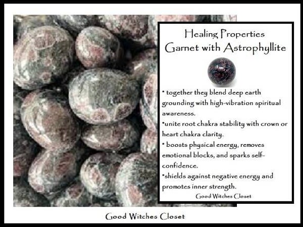 Garnet with Astrophyllite