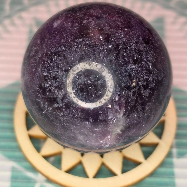 Lepidolite Sphere -105g