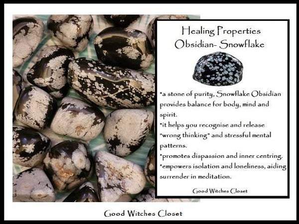 Snowflake Obsidian
