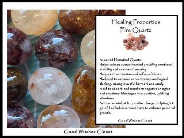 Fire Quartz (Hematoid Quartz)