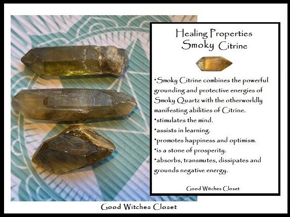 Smoky Citrine Point/Chunk