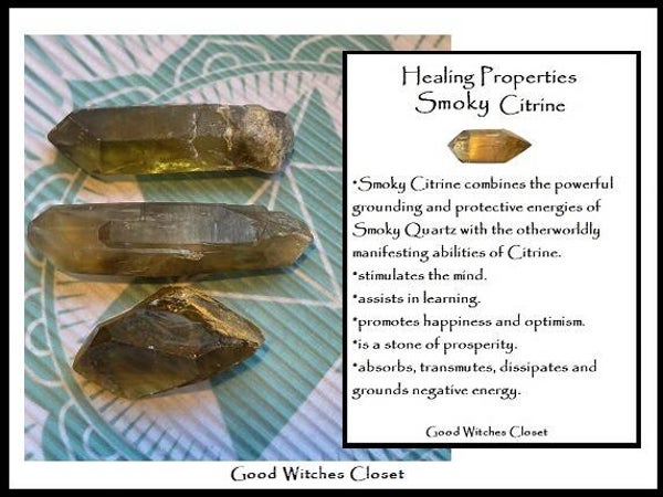 Smoky Citrine Point/Chunk